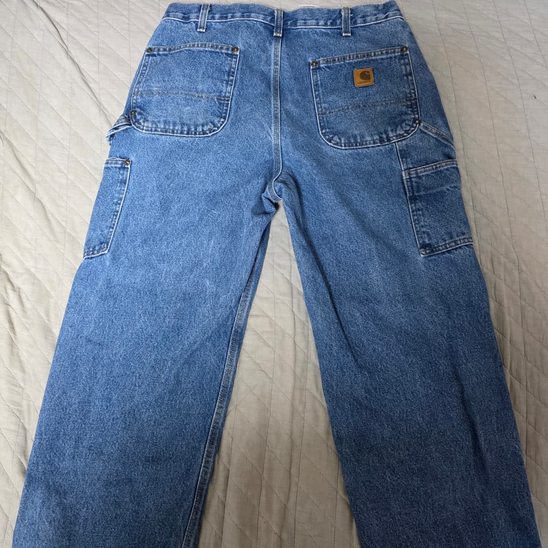 [36X30] 빈티지 칼하트 더블니 데님 B73 DST 굿컨디션 상품이미지4