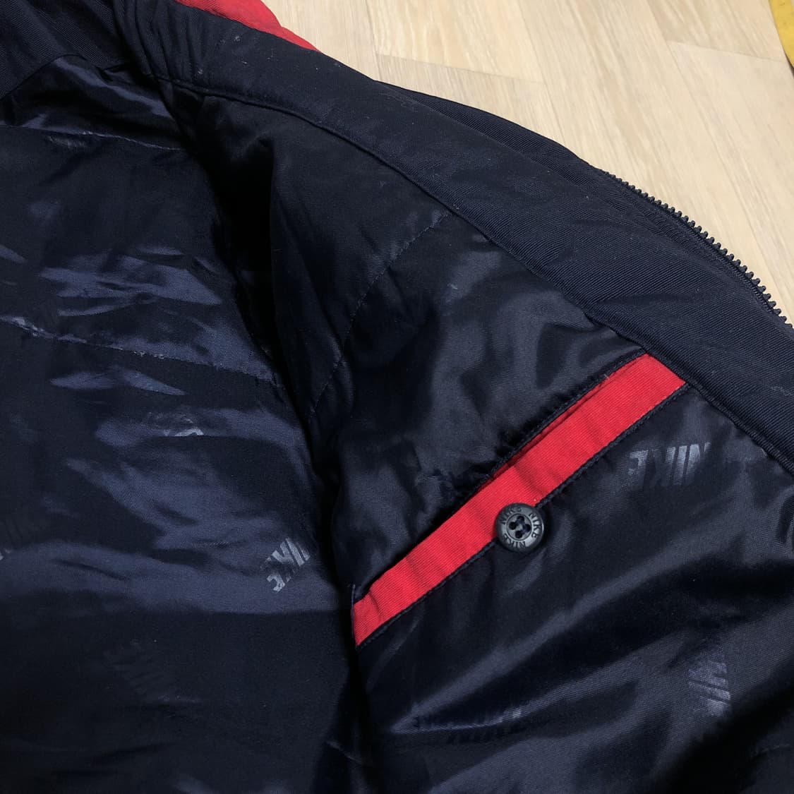 (100) 90's 나이키 NIKE 올드스쿨 빅 스우시 웜업 하이넥 자켓 상품이미지9