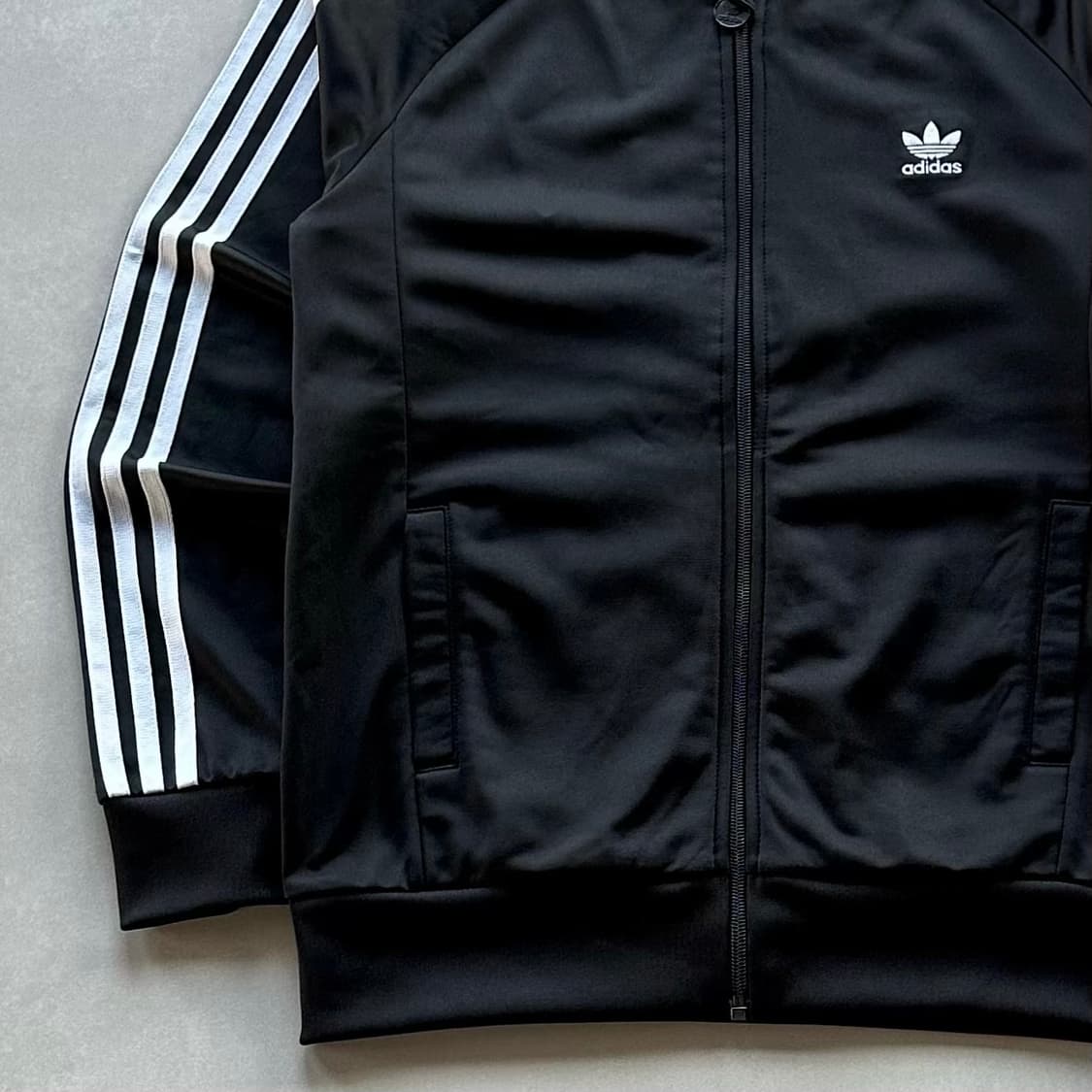 [S-M]아디다스 트레포일 블랙 트랙탑 져지 상품이미지3