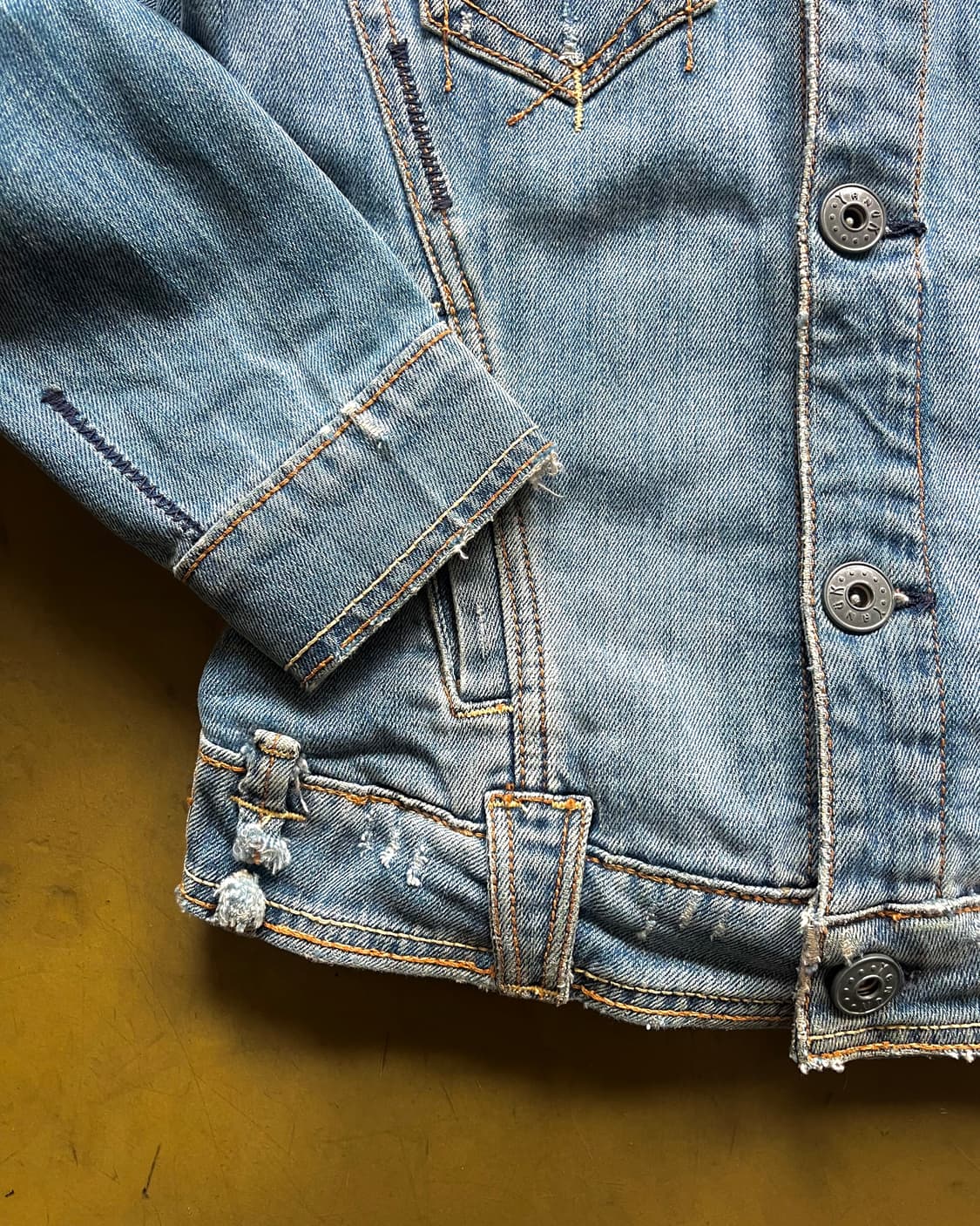 YANUK ヤヌーク Japan Detail Denim Jakcet 상품이미지6