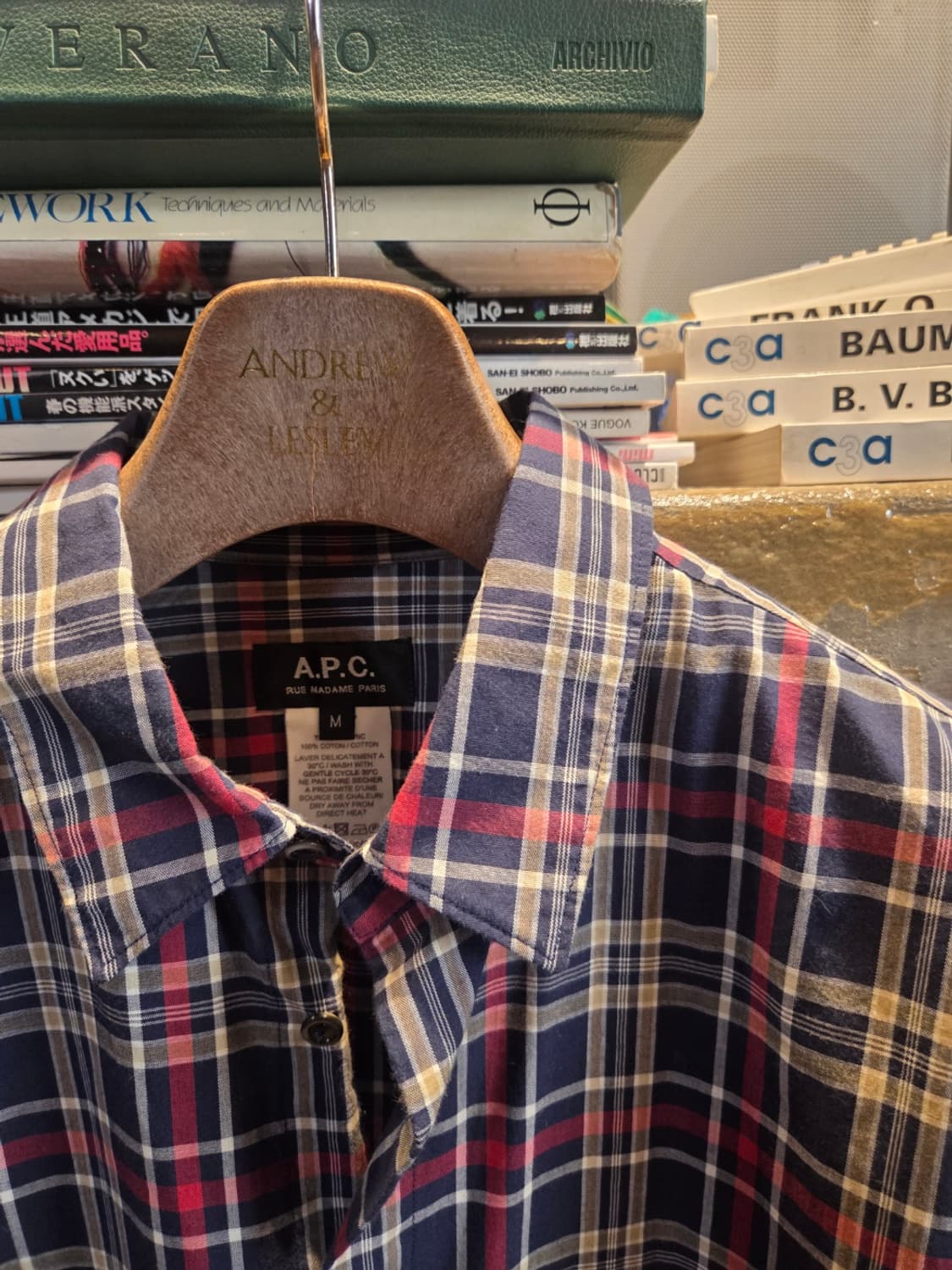 아페세 마드라스 셔츠 상품이미지8