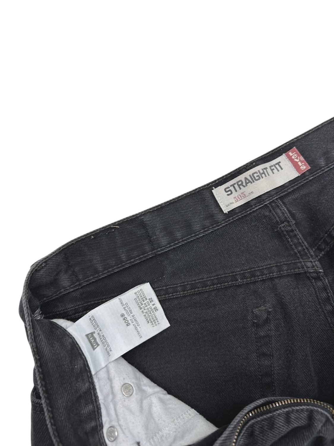 00s 리바이스 505 흑청 데님 (35) 상품이미지7