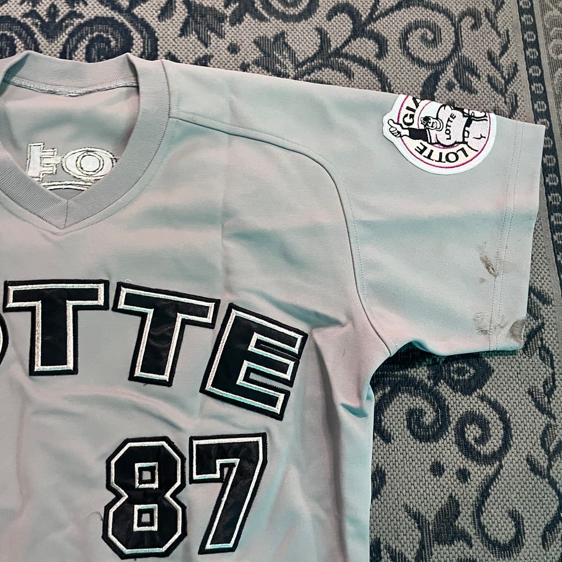 롯데자이언츠 올드 한영준 코치 실착 유니폼/W2676 상품이미지2