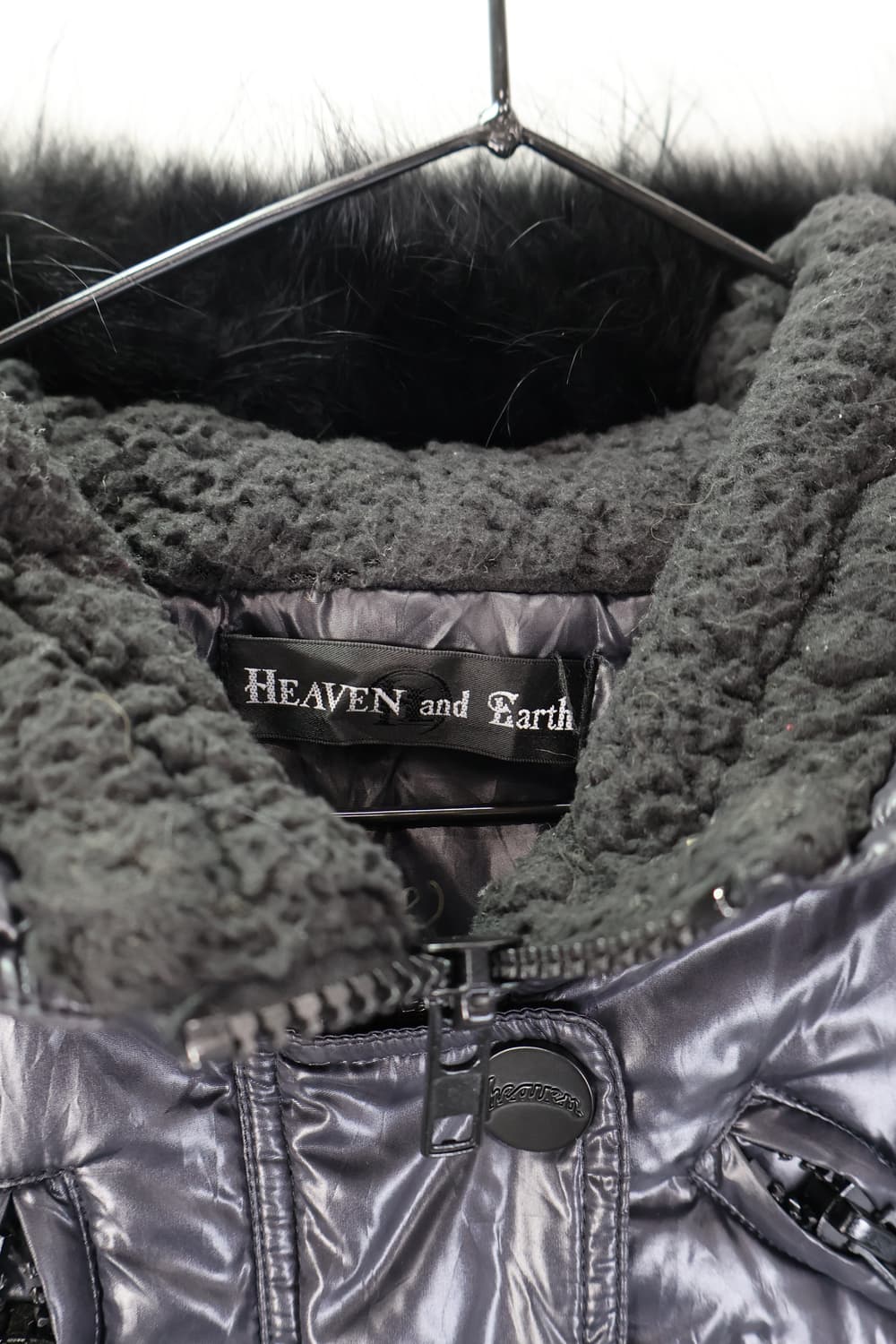 HEAVEN and Earth Black Puffer Jackets 상품이미지7