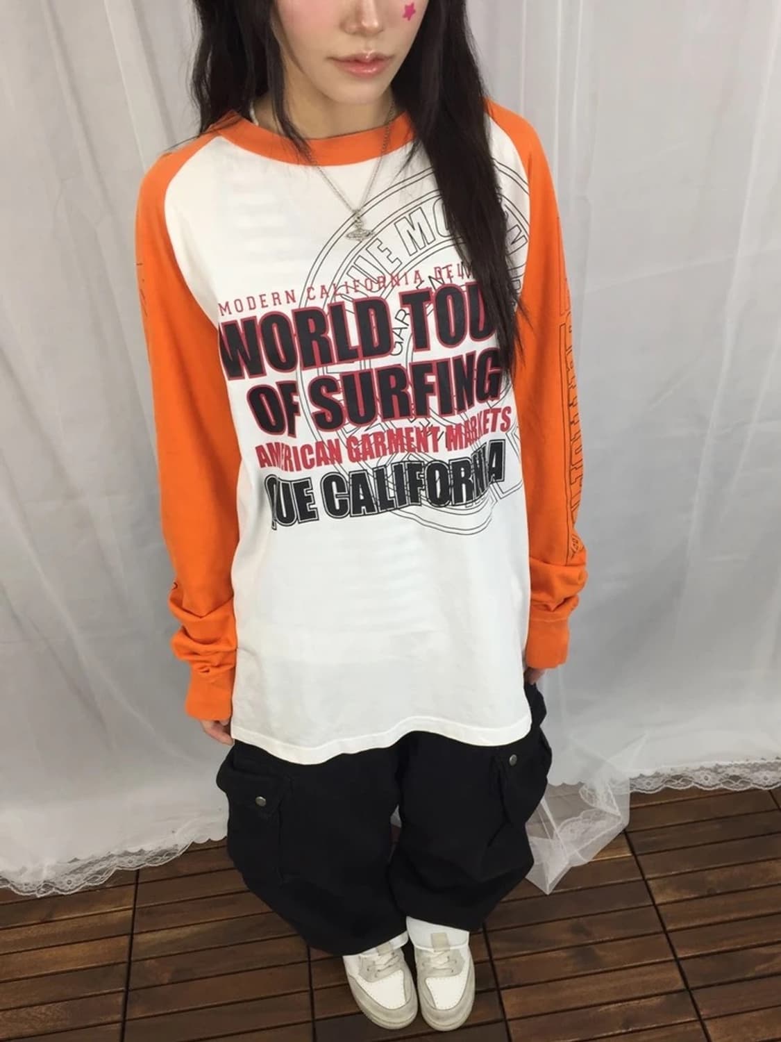 Que California Surf Raglan Long Sleeve 상품이미지2