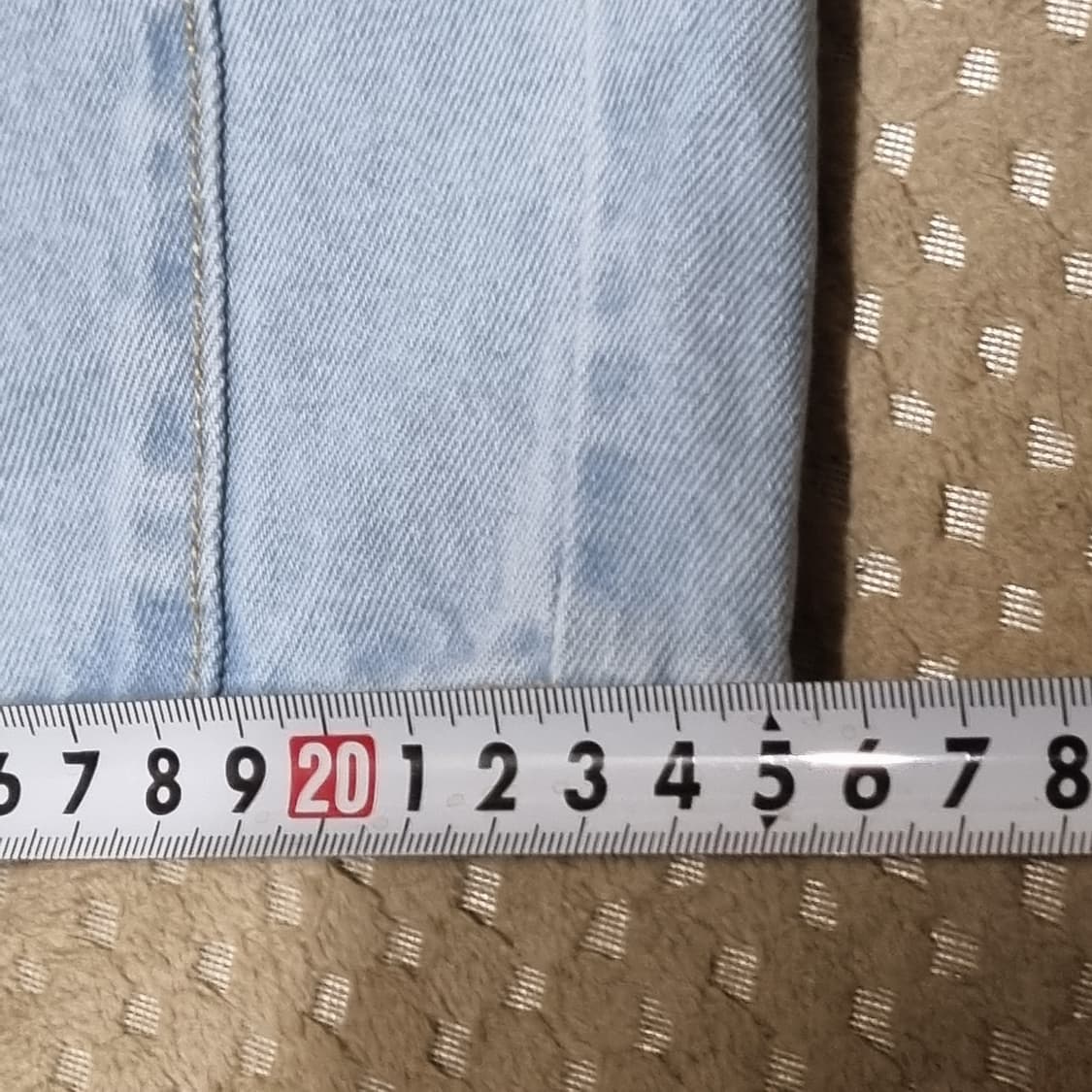 (M) Lee 리 연청 와이드 데님 팬츠 상품이미지10