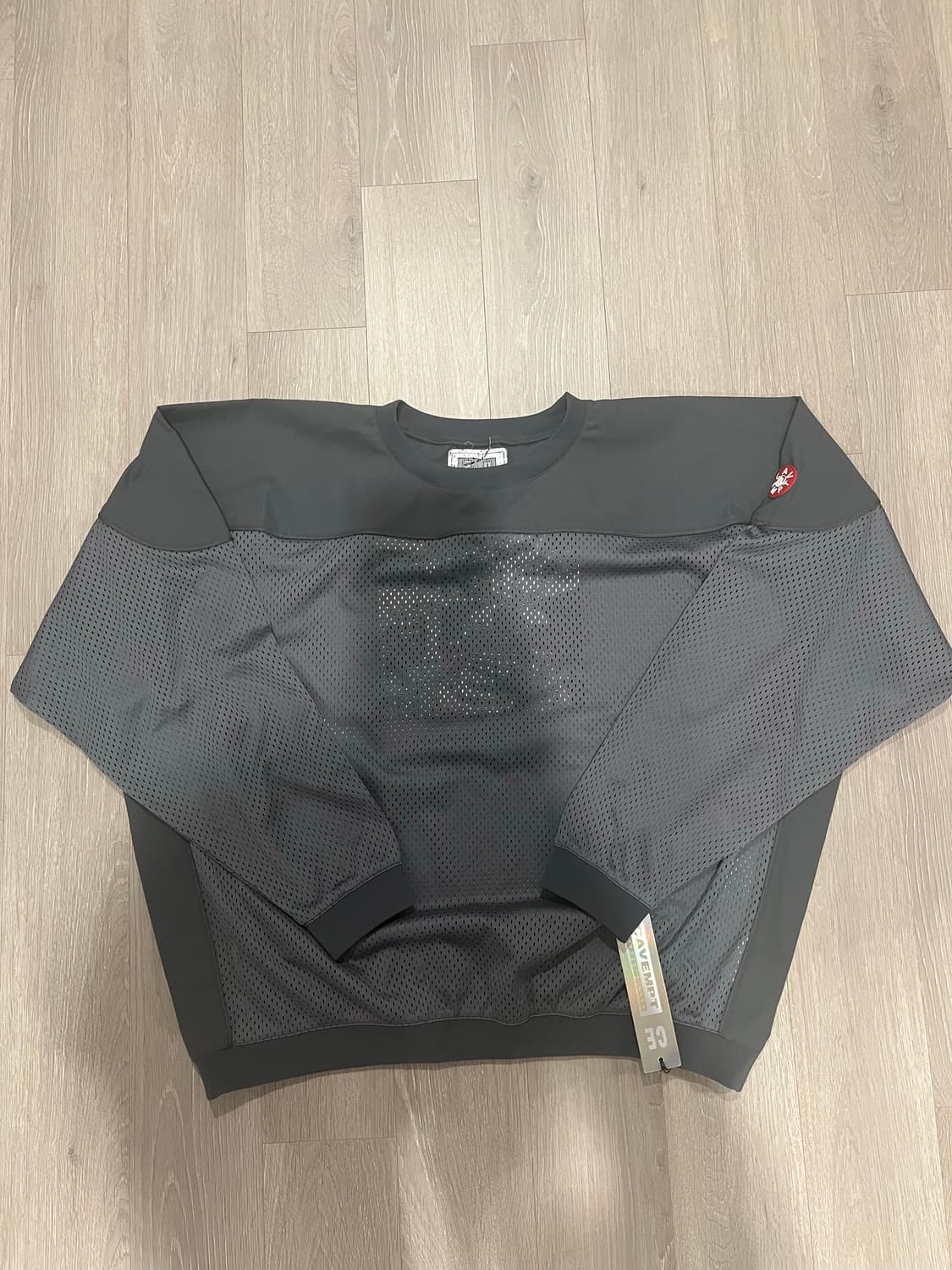 카브엠트 메쉬 크루넥 그레이 L 상품이미지3