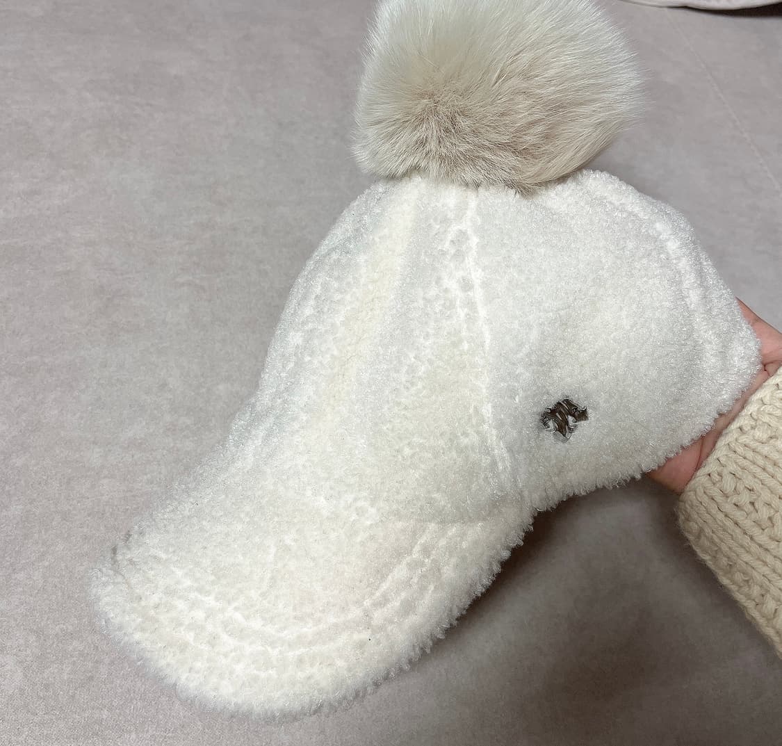 데상트 방울모자 방한모자 겨울모자 겨울캡모자 상품이미지1