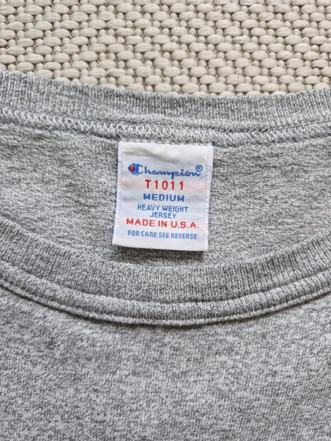 챔피온 made in USA 포켓티 M 상품이미지3