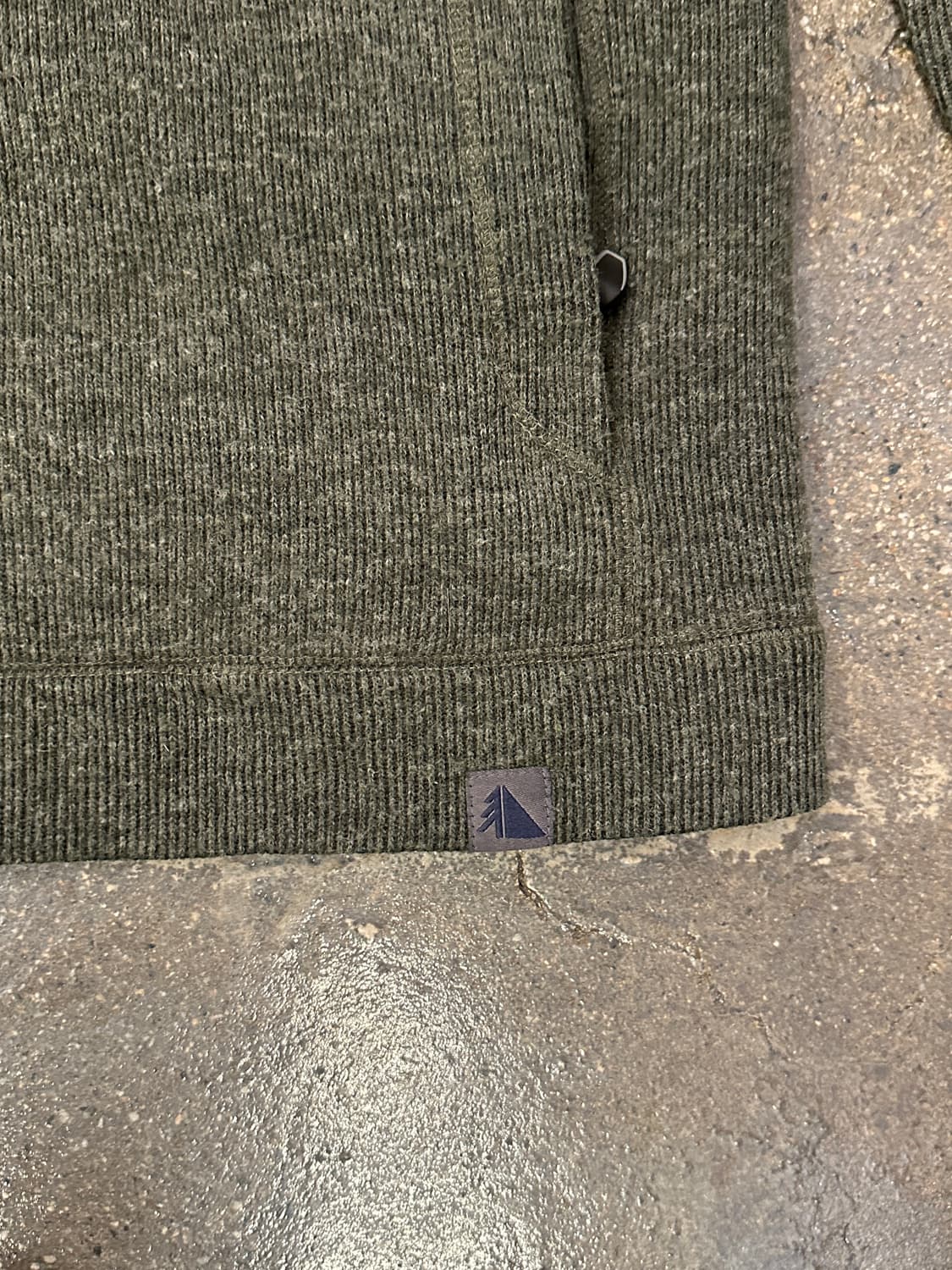 LL bean 엘엘빈 니트 후디드 집업 XL 상품이미지3