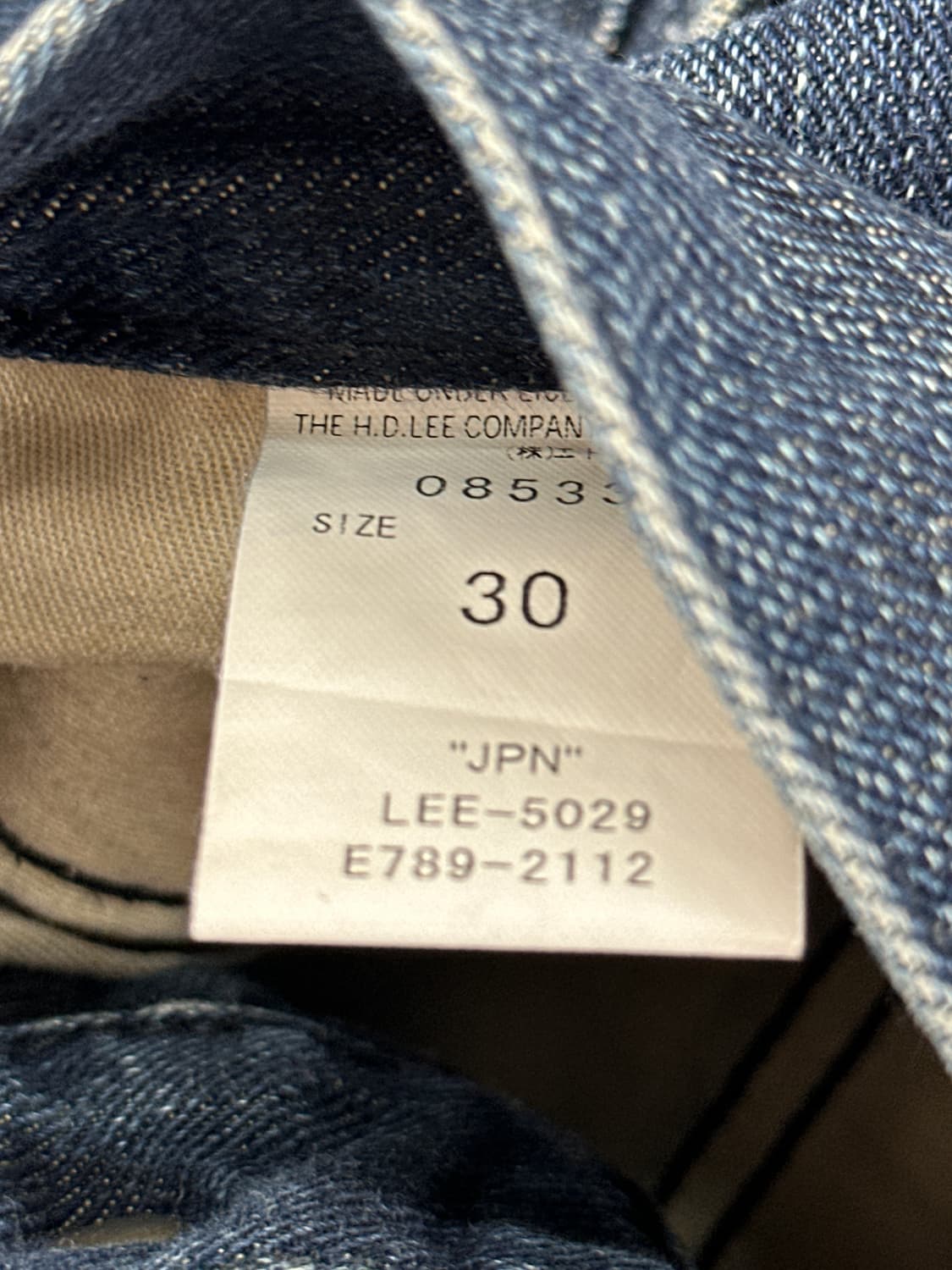 재팬 Lee 빈티지 워싱 5부 팬츠 반바지 백포인트 버튼 아메카지 상품이미지6