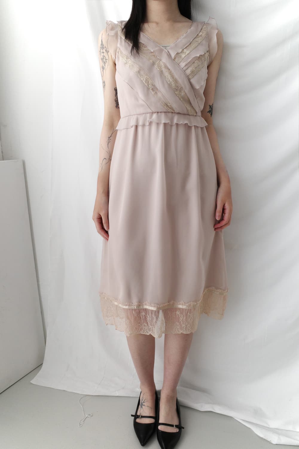 frill sleeveless one-piece 상품이미지4