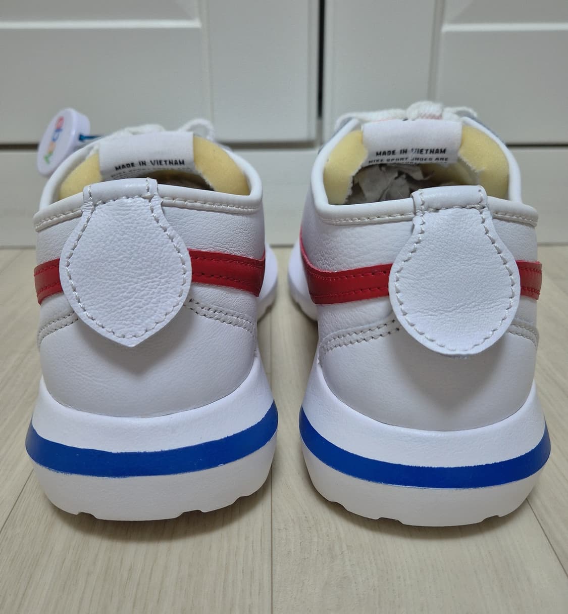[265] 나이키랩 로쉐 roshe 코르테즈 포레스트 검프 흰빨파 상품이미지4