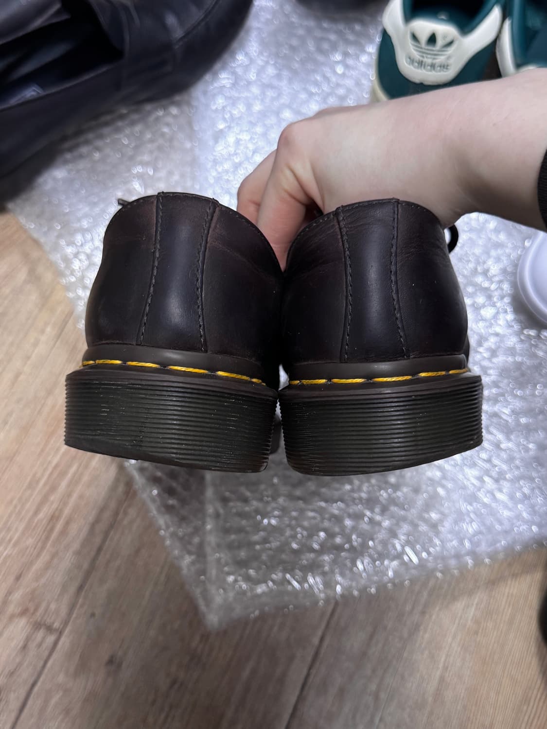 닥터마틴1461 크레이지홀스 빈티지브라운 uk4 상품이미지2