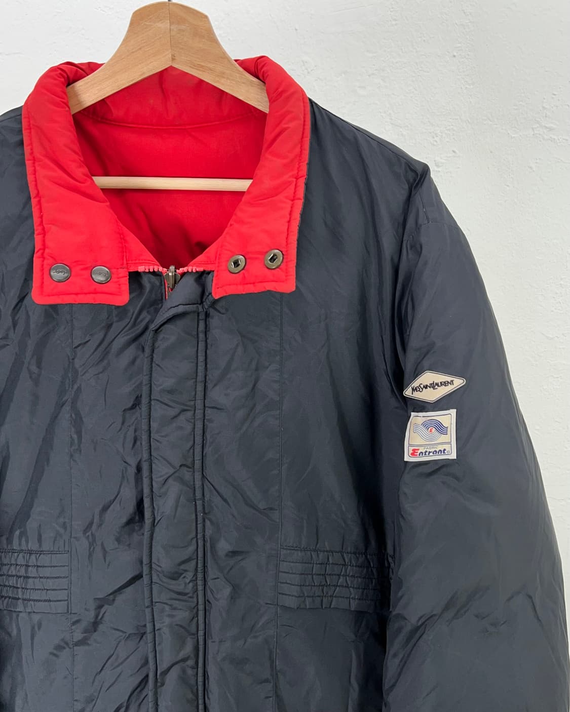 이브 생로랑 리버시블 다운 블루종 패딩 자켓 상품이미지4