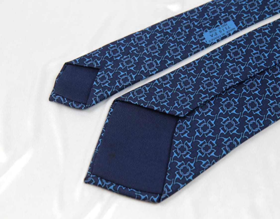 에르메스 8.4cm A등급 남자 명품 넥타이 상품이미지4