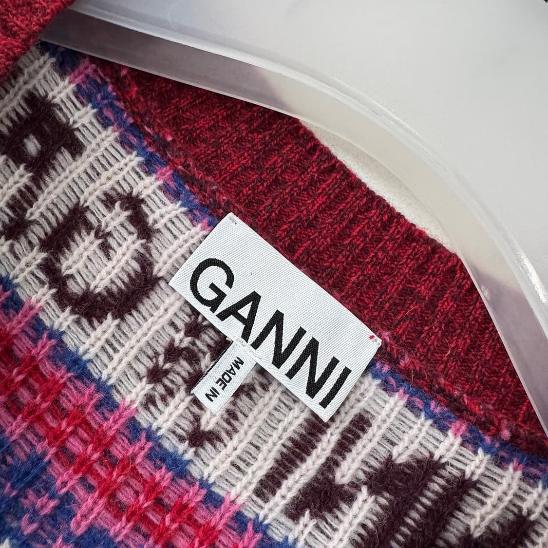 가니 GANNI 23 로고 울 니트 베스트 상품이미지4