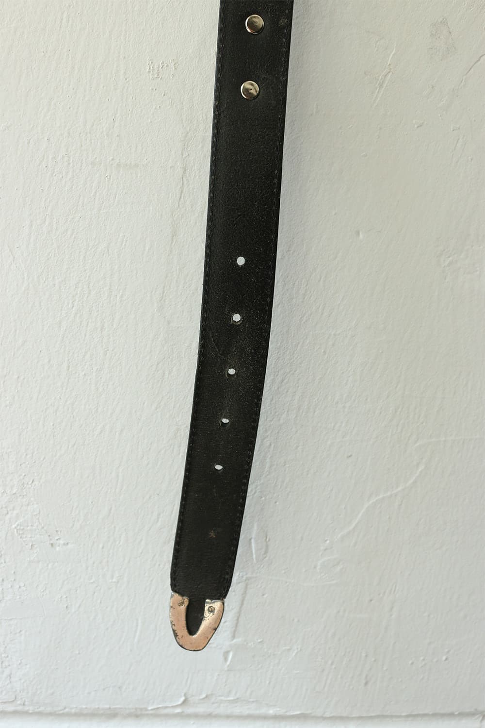 빈티지 웨스턴 레더 스터드 벨트 상품이미지8