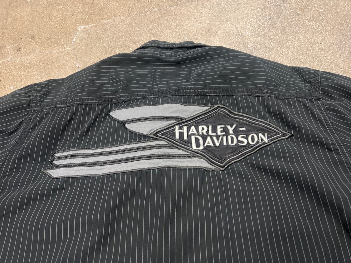 할리데이비슨 V-트윈 스트라이프 메카닉 셔츠 상품이미지5