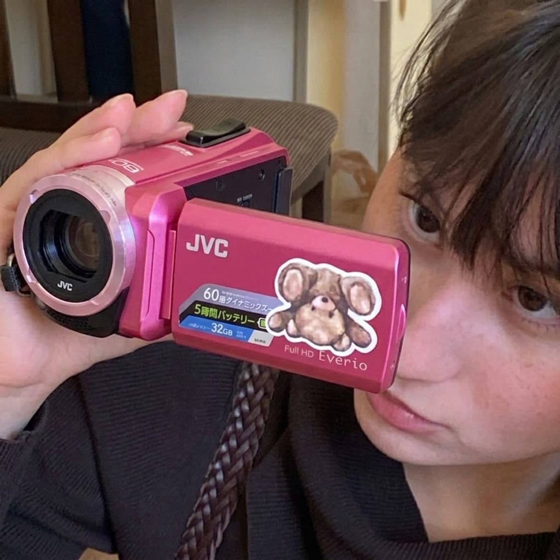 JVC 에브리오 GZ-F100 빈티지 디지털 캠코더 핑크 상품이미지1