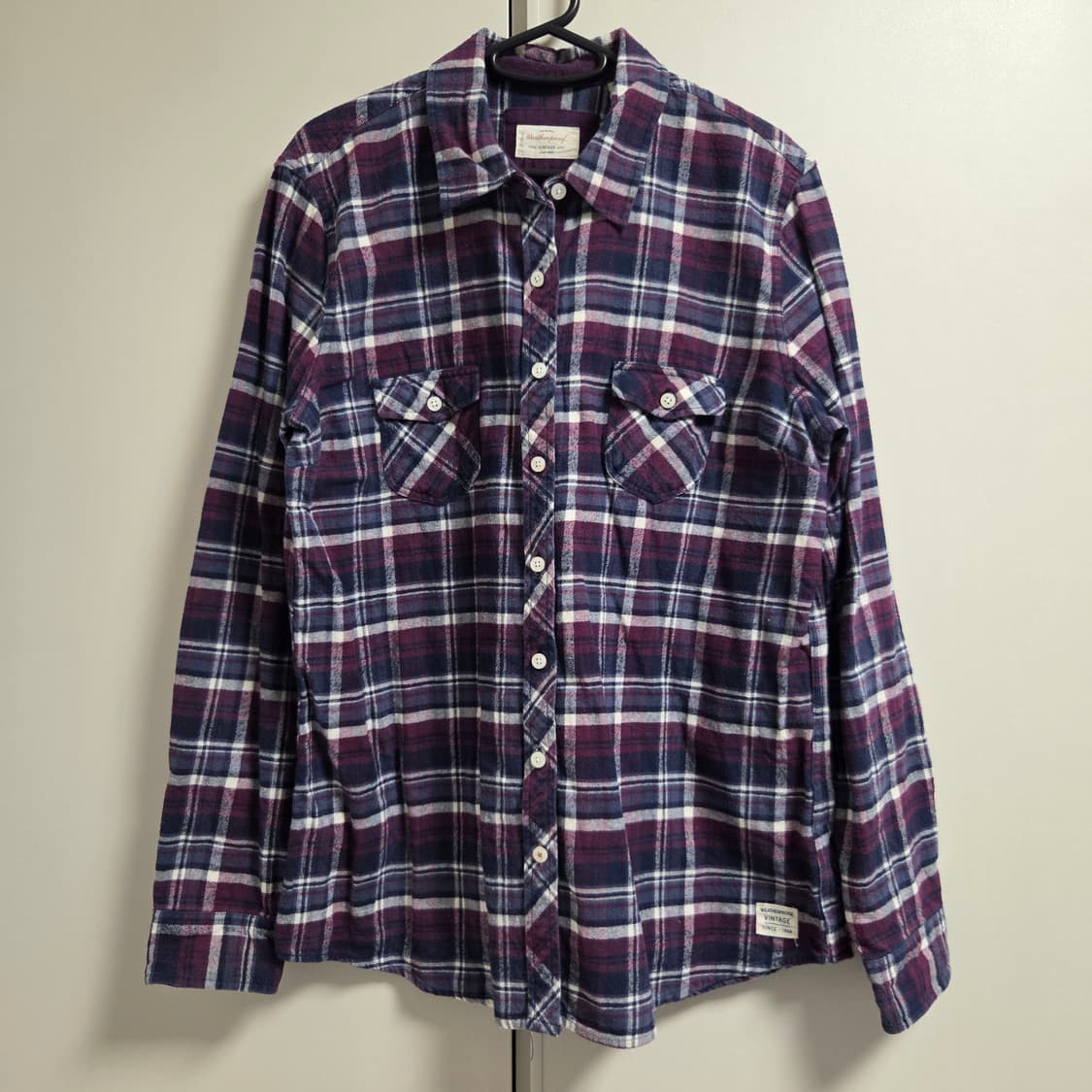 Weatherproof 아메리칸 플란넬 체크 셔츠 L(100) 상품이미지1