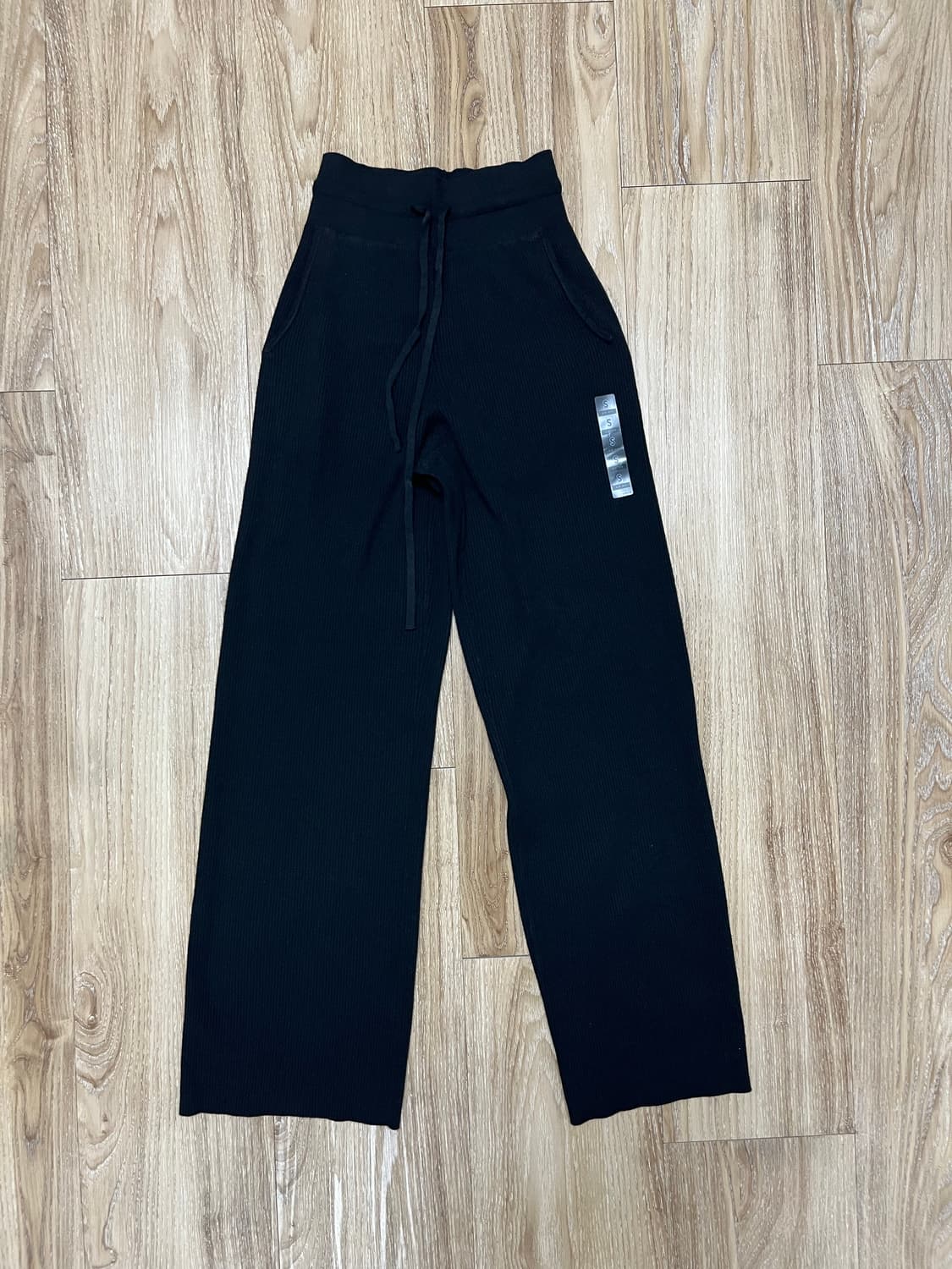 (새상품) 유니클로 워셔블 니트 리브드 팬츠 S 상품이미지1