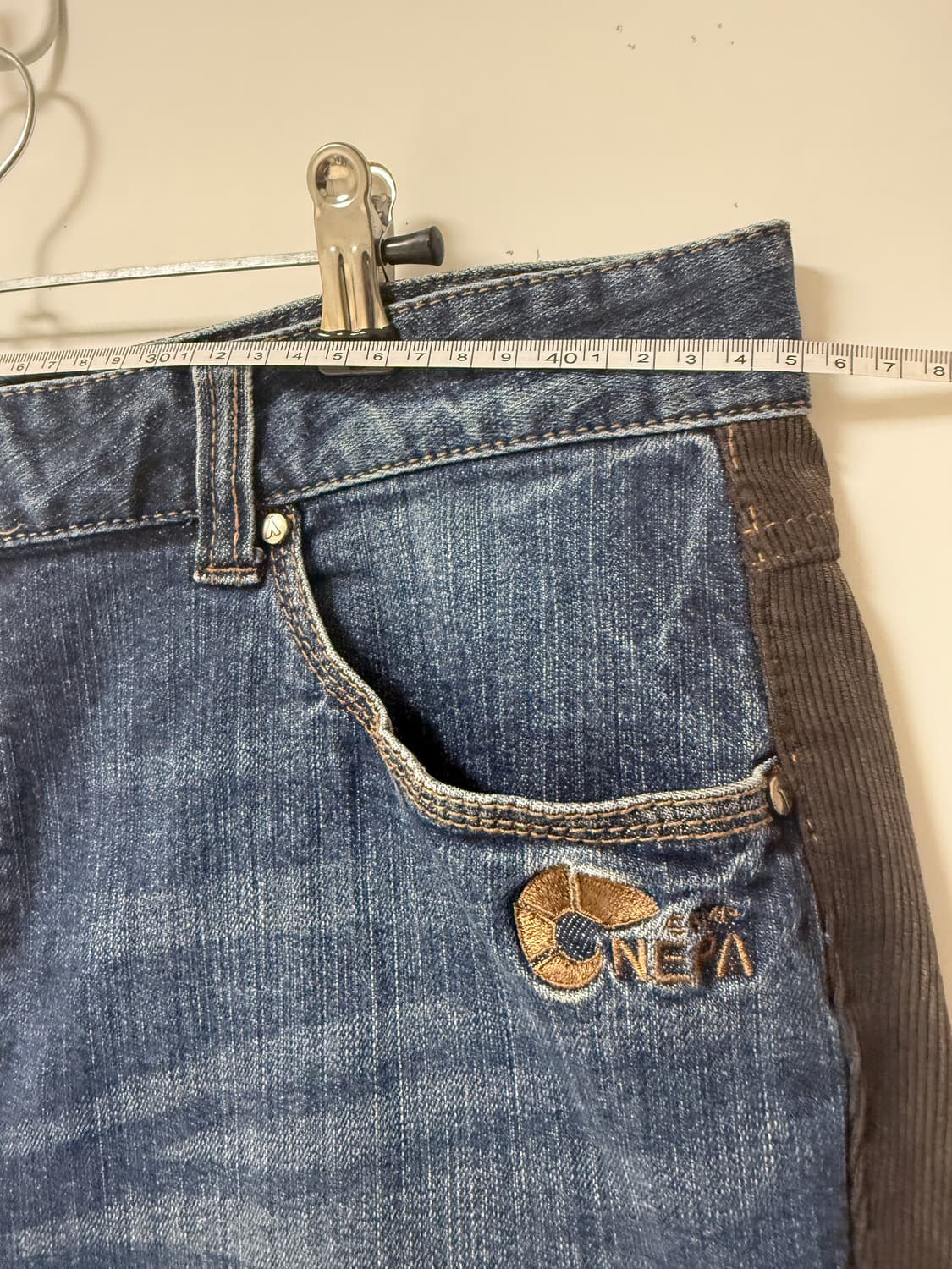 💙 NEPA 네파 데님 팬츠 32 / 데님 골덴 믹스 팬츠 💙 상품이미지9