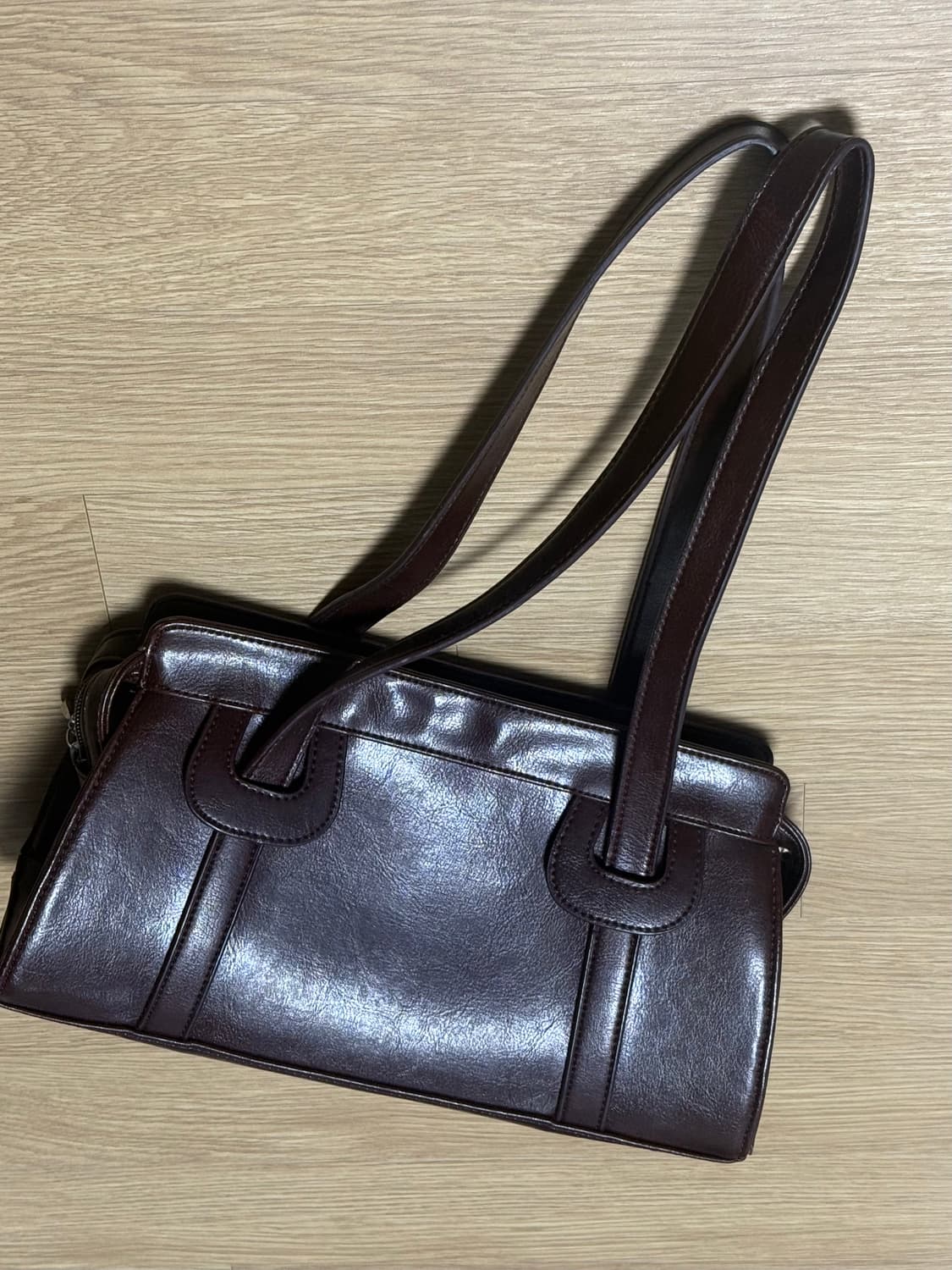 (반택포) 빈티지 브라운 숄더백 상품이미지2