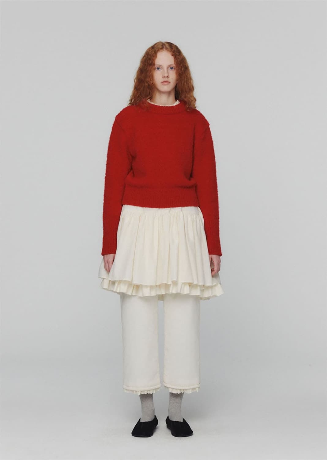 amomento 24fw red knit 상품이미지1