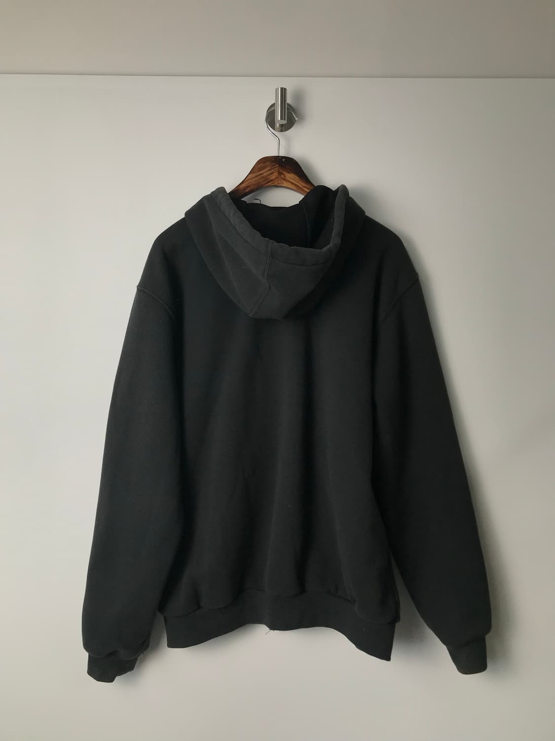 칼하트 지수로고 차콜 써멀 후드집업 상품이미지3