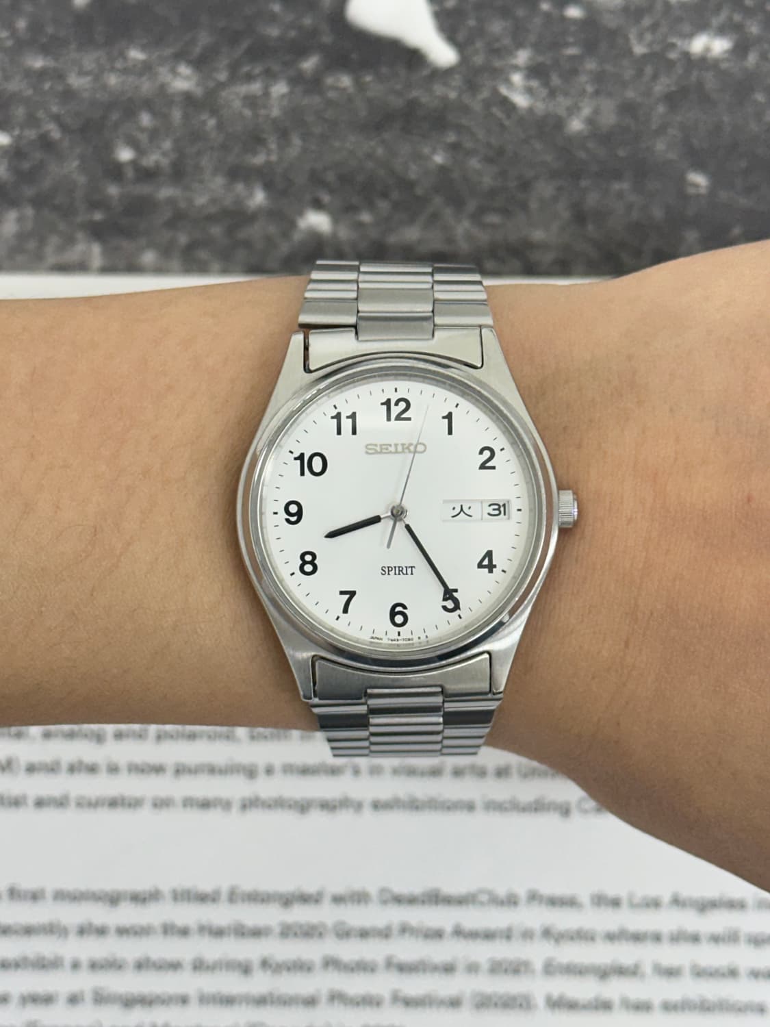 세이코 스피릿 숫자 인덱스 쿼츠 시계 상품이미지9