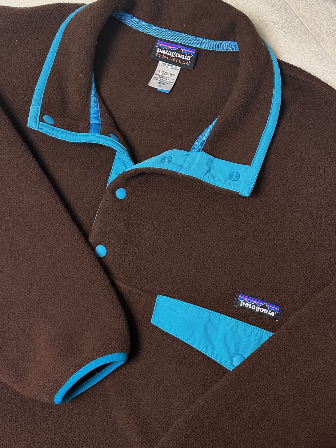 파타고니아 신칠라 브라운 블루 상품이미지1