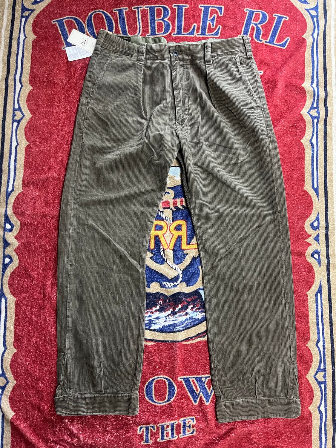 RRL 플리츠 코듀로이 팬츠 더블알엘  상품이미지2