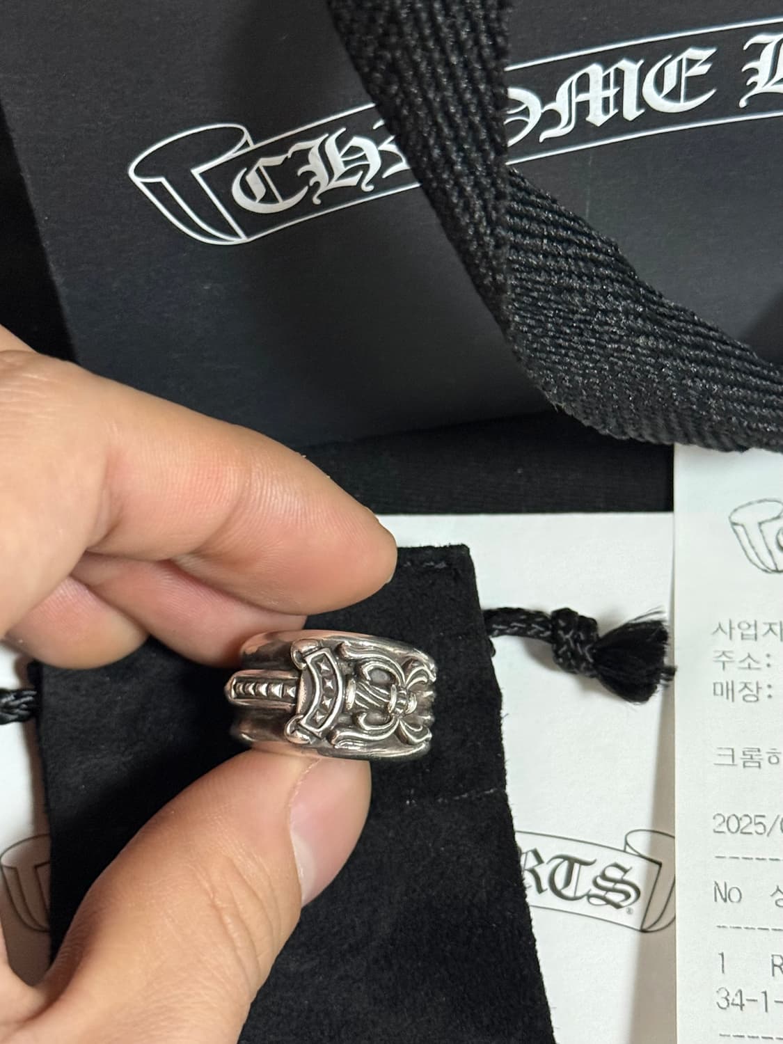 크롬하츠 대거링 us8 풀구성 팝니다 상품이미지2