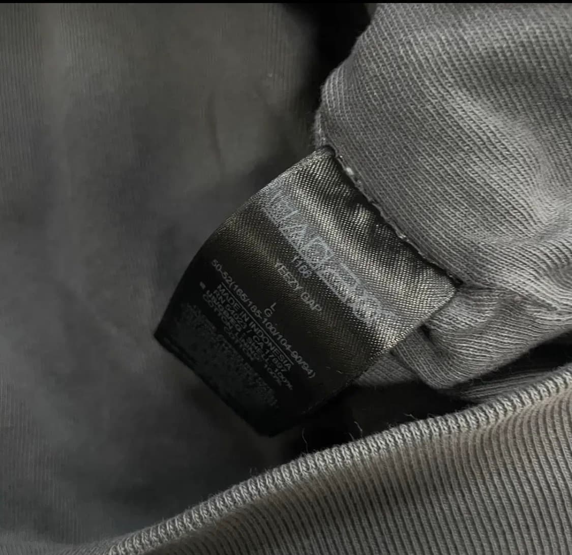 이지 갭 Yeezy gap 후드집업 다크 그레이 L 상품이미지3