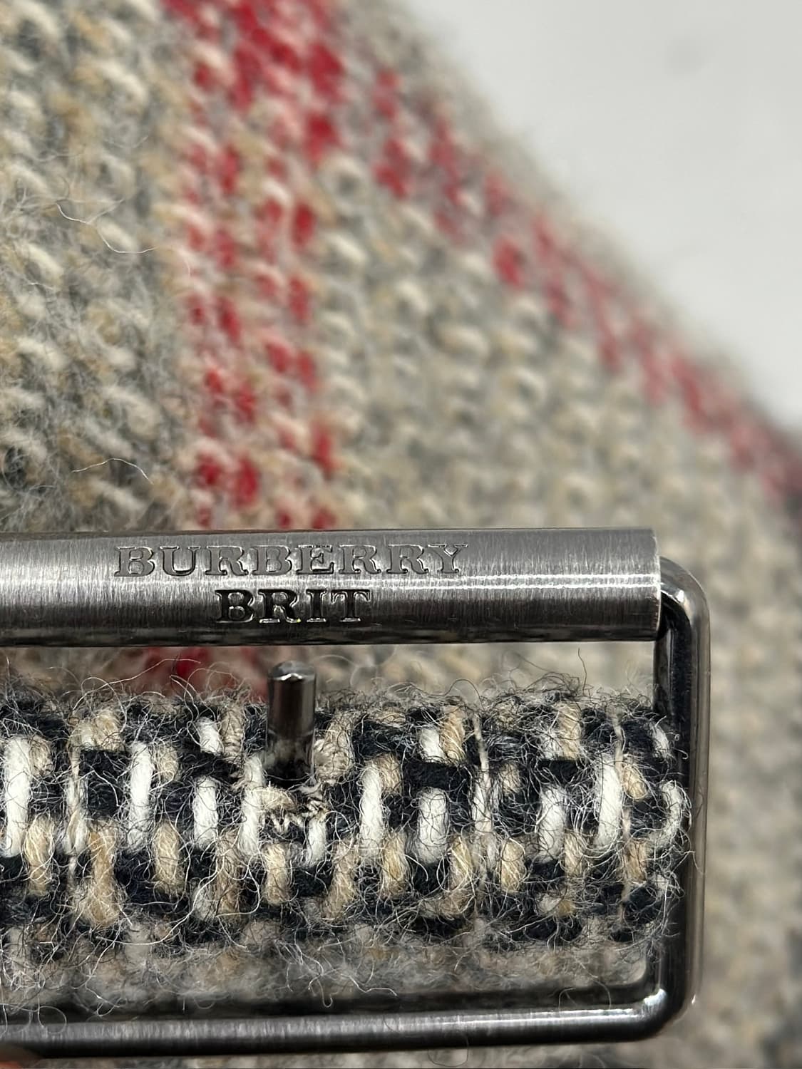 버버리 브릿 노바체크 벨티드 울 코트  상품이미지5