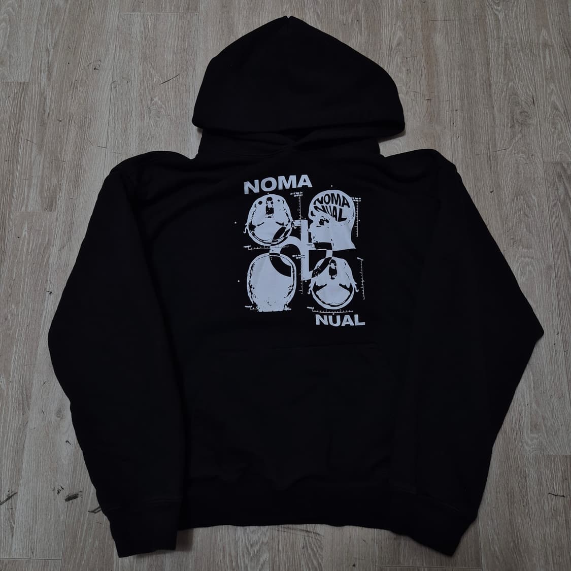 노매뉴얼 MRI 프린팅 후드티 XL(105) 상품이미지1