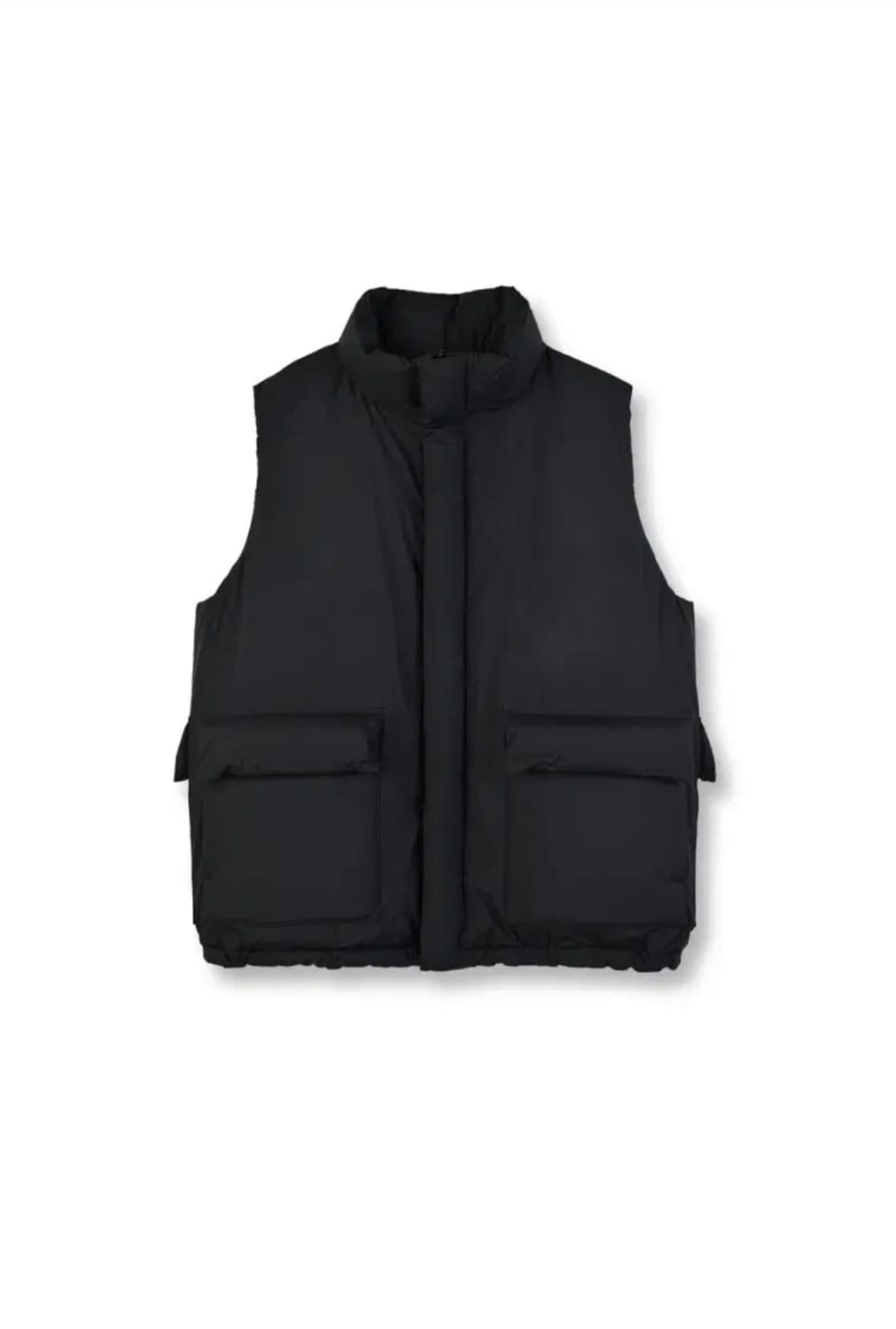 브라운야드 트레블 패딩 베스트 블랙 3사이즈 판매 (주우재 착용 모델) 상품이미지3