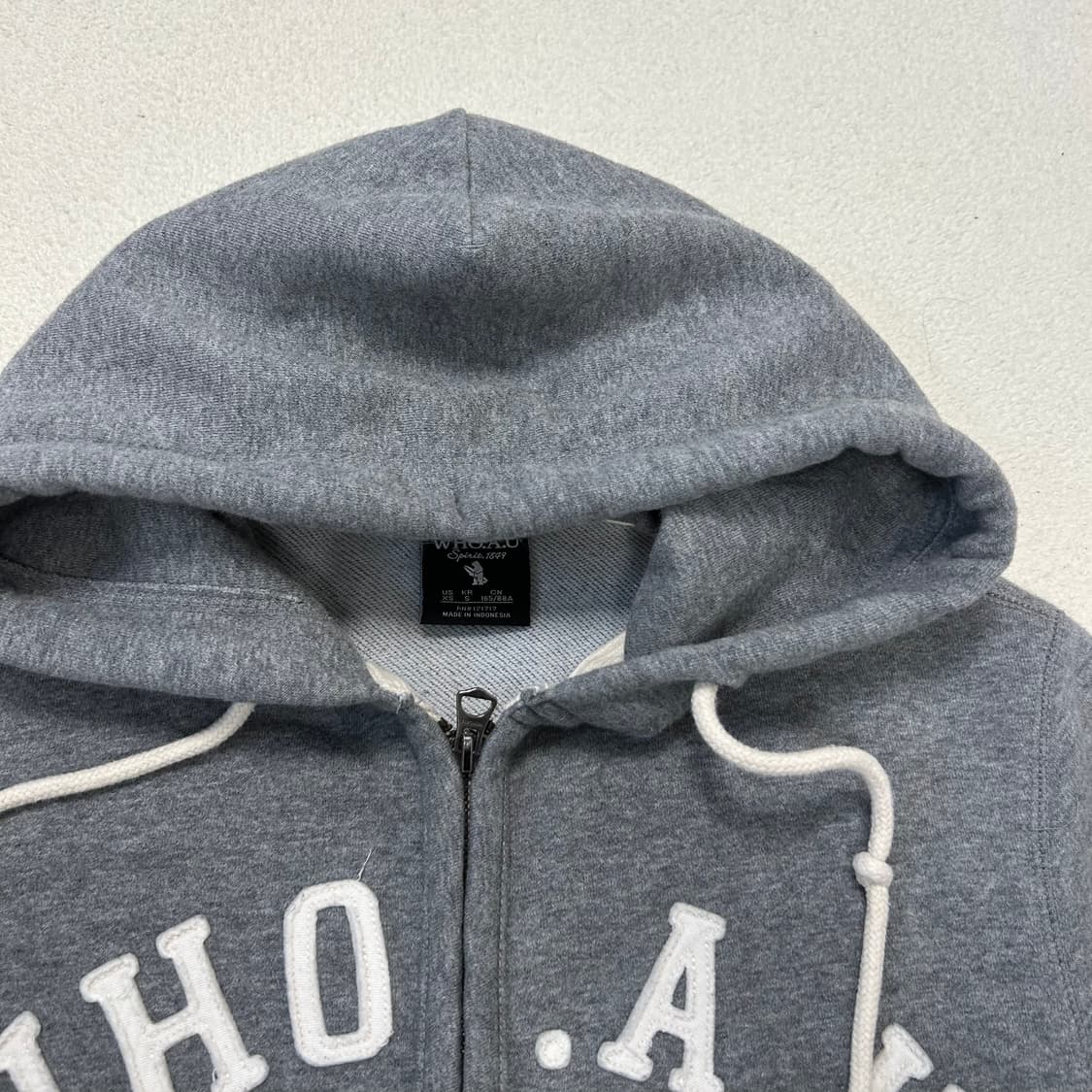 WHO.A.U Gray Hoodie Zip-up 상품이미지6
