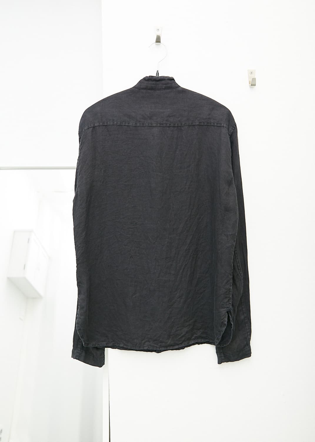 Mandarin Collar Linen Shirts 상품이미지3
