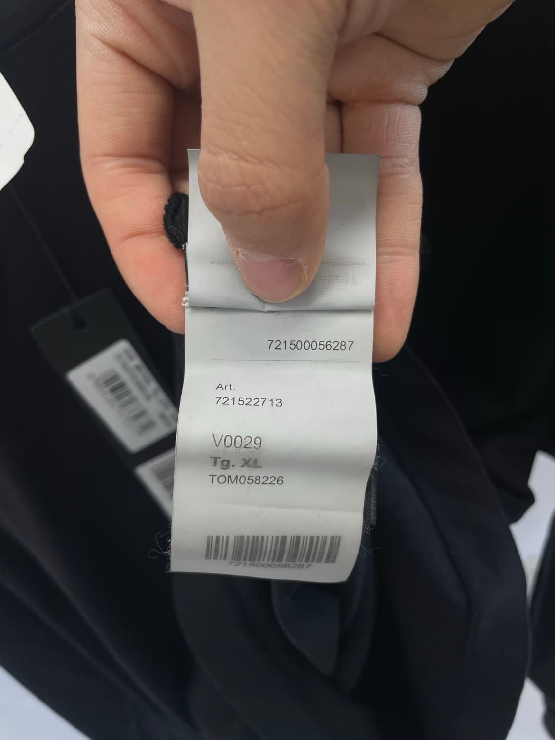 [백화점판,새상품급] 스톤아일랜드 슬림핏 롱슬리브 [XL] 상품이미지6