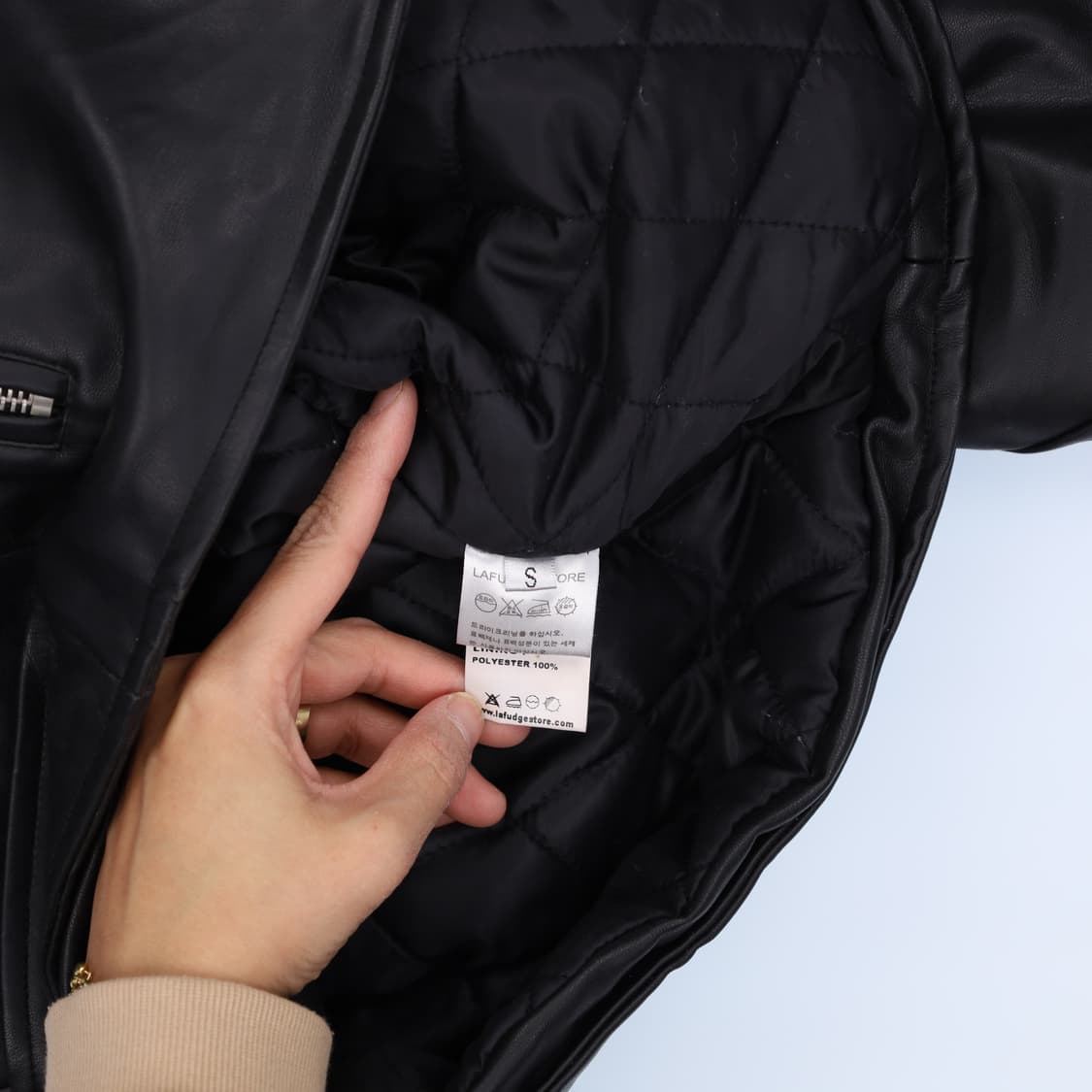 [S] 라퍼지스토어 여성 라이더 가죽 자켓 1204HR1 상품이미지7