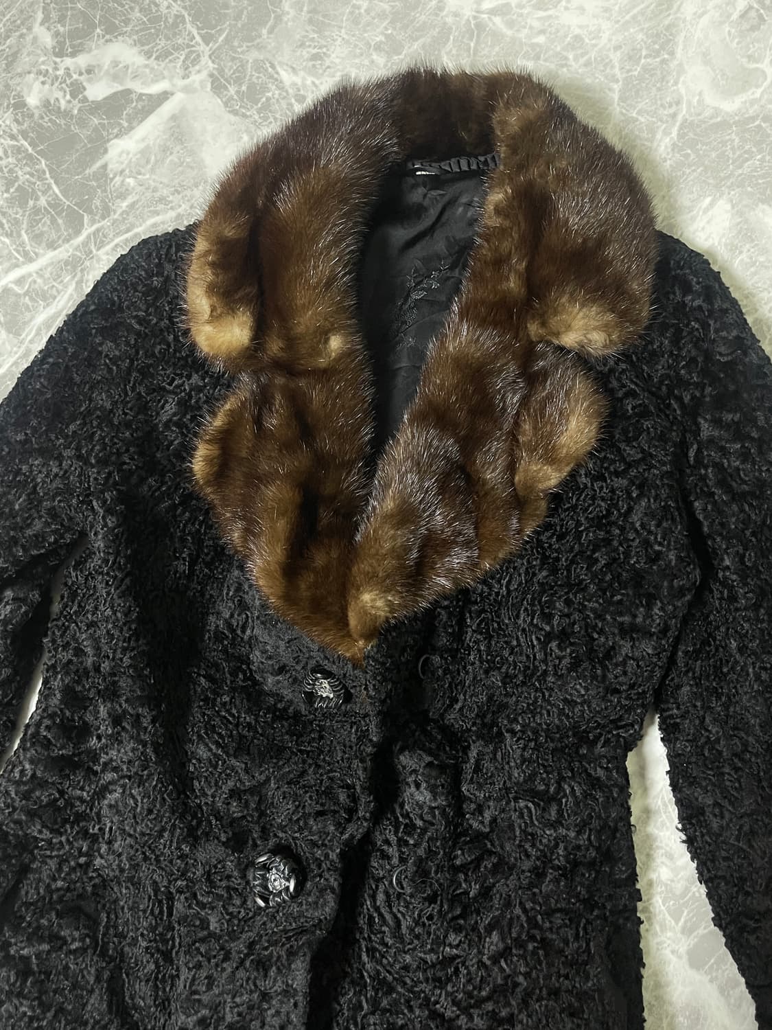 (Unknown)Fur long coat 상품이미지3