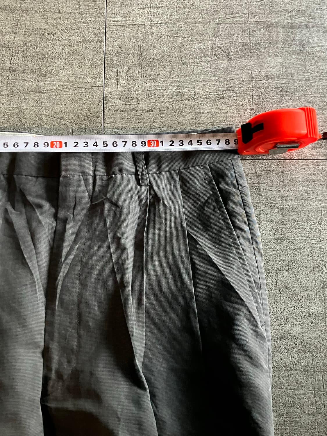 일본빈티지 트리밍버드깔 올드스쿨아메카지 스트릿 롱와이드 슬랙스팬츠 상품이미지3