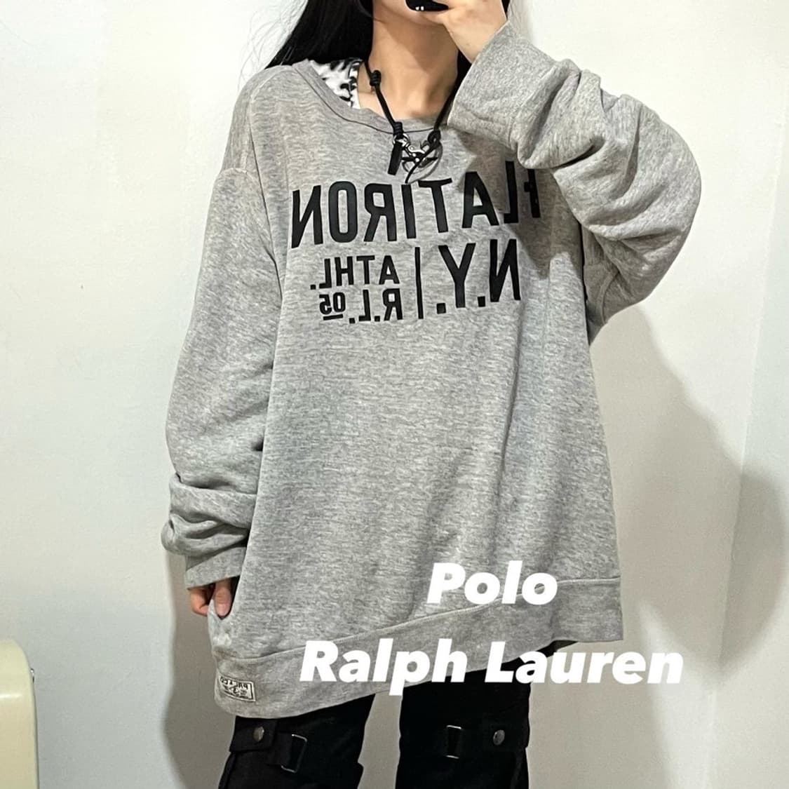 폴로 랄프로렌 프린팅 맨투맨 상품이미지1