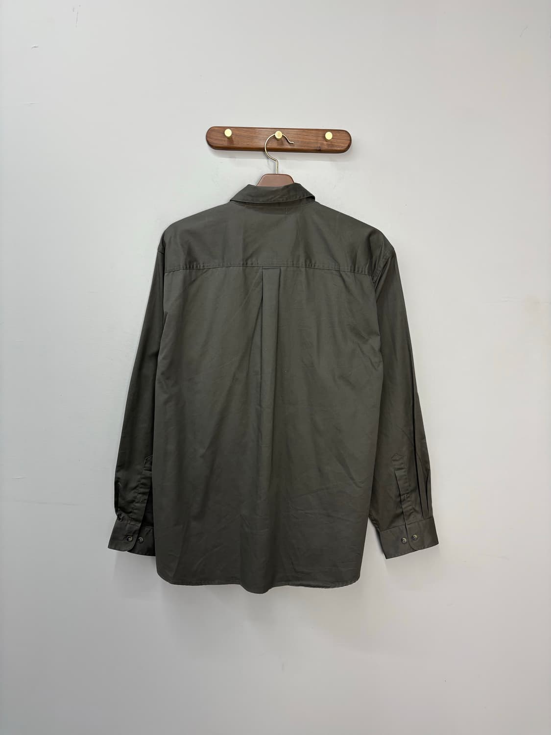 칼하트 로고 올리브색 워크셔츠 A2784 상품이미지4