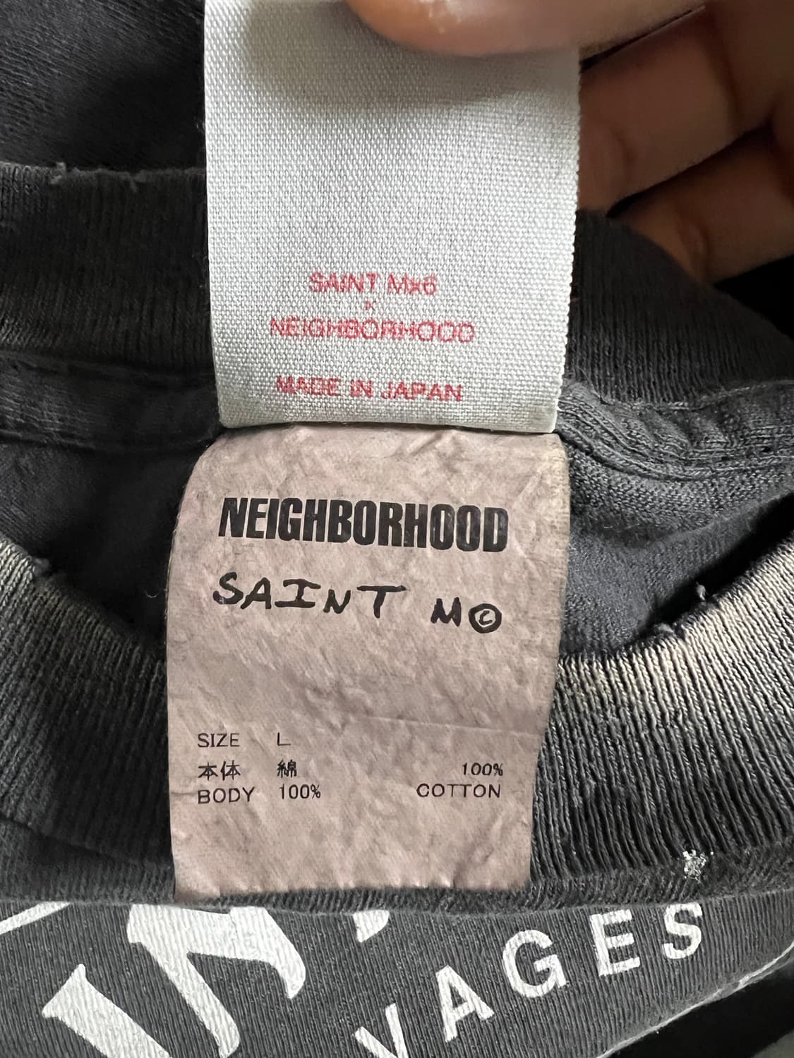 [L] 세인트미카엘 x 네이버후드 반팔  상품이미지5