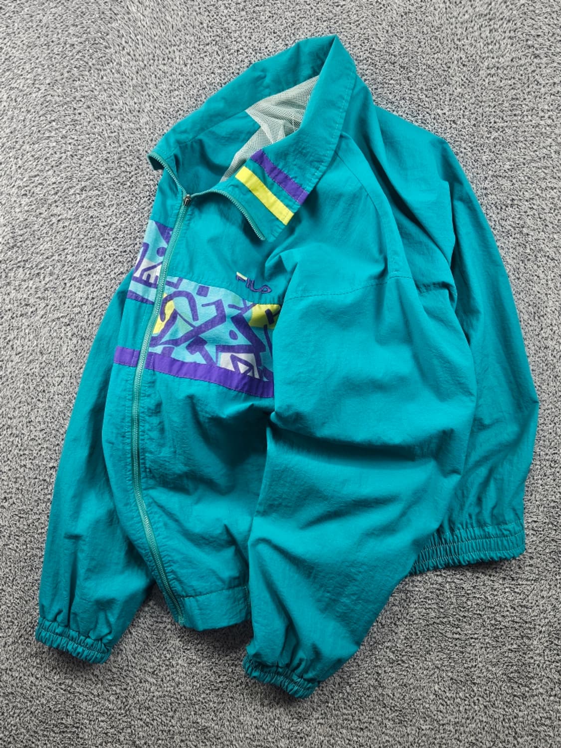 7~80's ITALY FILA 올드스쿨 바람막이 자켓 (L)/11604 상품이미지3