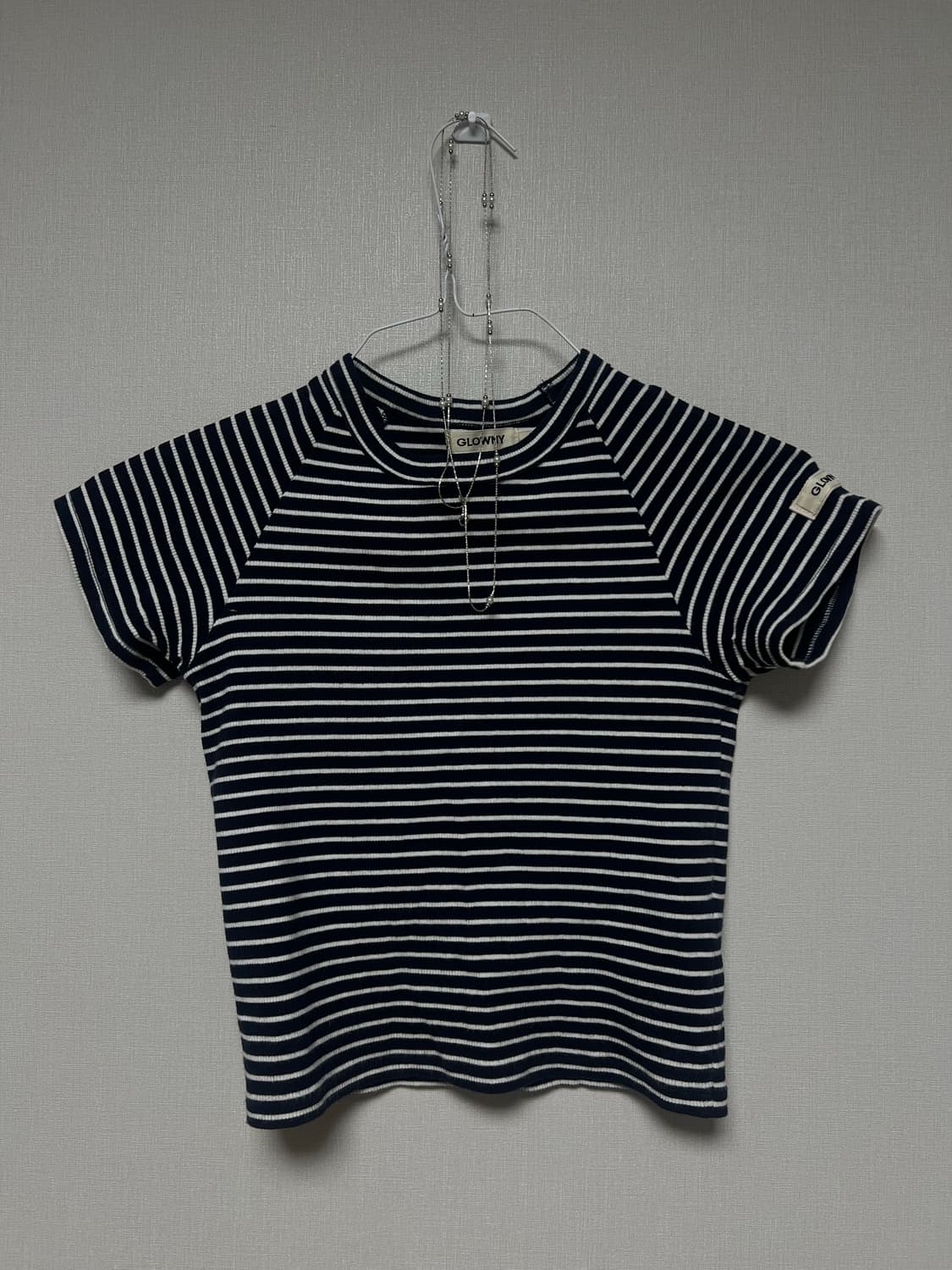 Glowny 니트 반팔🐈‍⬛🪥 상품이미지1