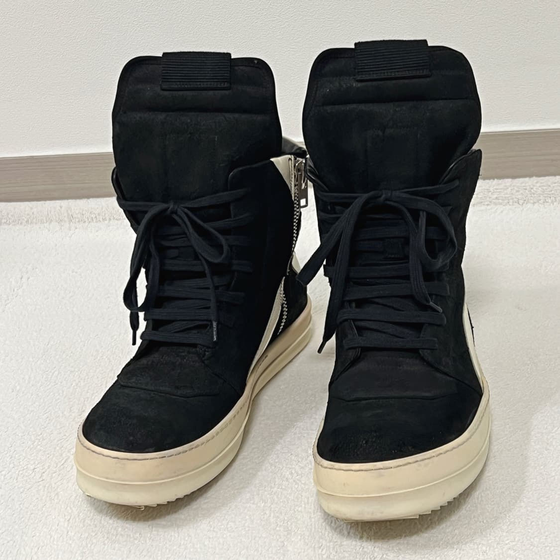 릭오웬스 14FW 지오바스켓 모노크롬 스웨이드 상품이미지3